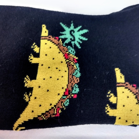 5/$30 Tacosaurus Sock It To Me Men's Socks - Picture 4 of 4